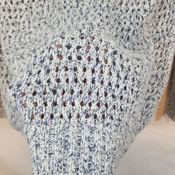 S Oliver heather gray open knit sweater oversized - Picture 4 of 6